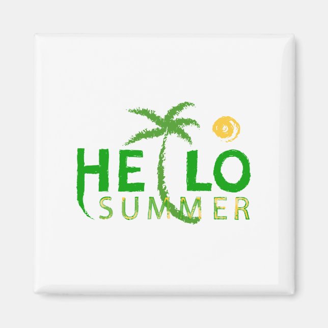 Imã Olá Summer (Frente)