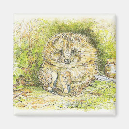 Imã Old Mr Prickly Pin (Hedgehog) (por Beatrix Potter)