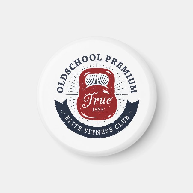 Imã Old School Premium True 1953 Clube de Elite Fitnes (Frente)