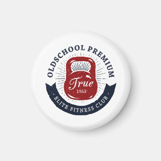 Imã Old School Premium True 1953 Elite Fitness Club