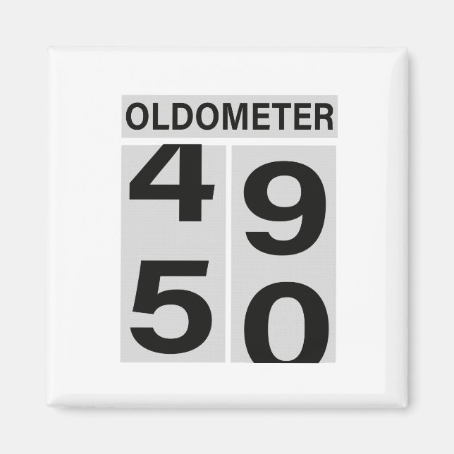 Imã Oldometer de 50º aniversário (Frente)