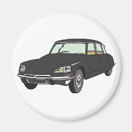 Imã Oldtimer Citroen DS 19 Schwarz