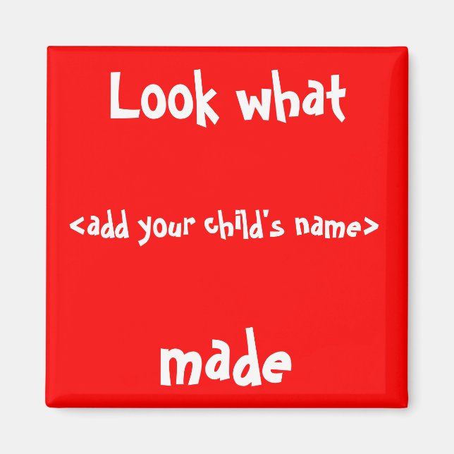 Imã Olha O Que Fiz! (Frente)