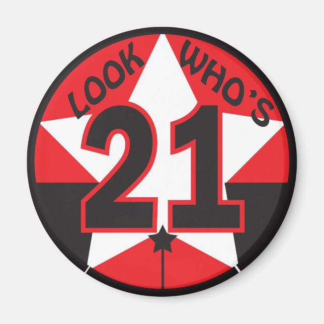 Imã Olha quem tem 21 anos (Frente)