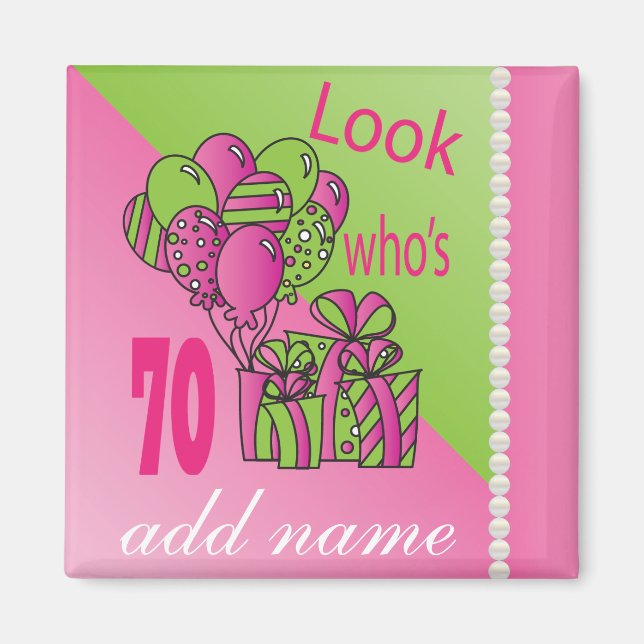 Imã Olha quem tem 70 anos | Aniversário de 70 (Frente)