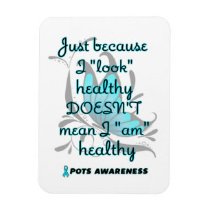 Ímã "Olha" saudável/Borboleta...P.O.T.S.