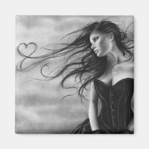 Imã Olhando o voar o ímã