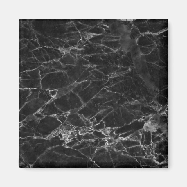 Imã Olhar de Pedra Marble Preta (Frente)