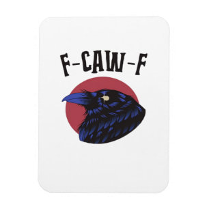 Ímã Olhar Gráfico Vintage Essencial F Caw F