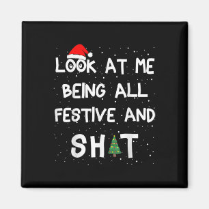 Imã Olhe Para Mim Sendo Todos Festivos A Matar O Natal