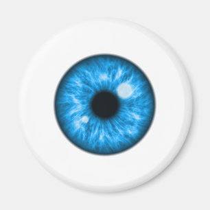 Imã Olho Azul - Bola Engraçada