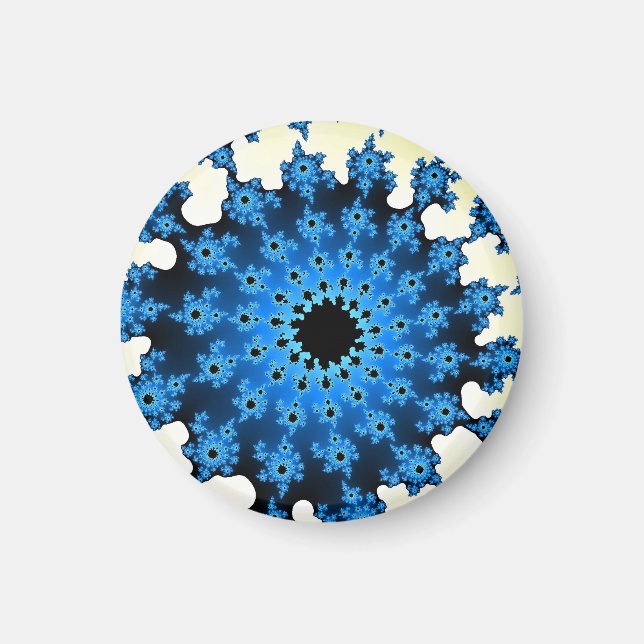 Imã Olho Branco e Azul (Frente)