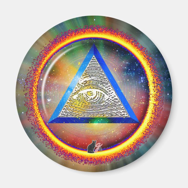 Imã Olho da Providência (Frente)