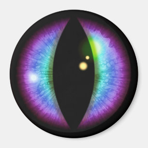 Imã Olho de Dragões Azuis e Roxos