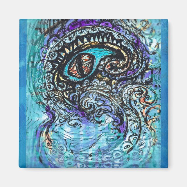 Imã Olho de um Monstro do Mar (Frente)