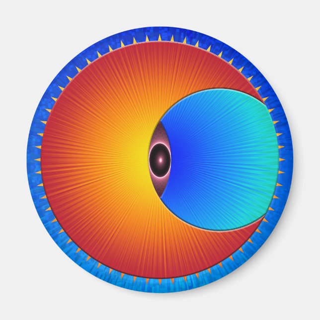 Imã Olho Do Magneta Solar (Frente)
