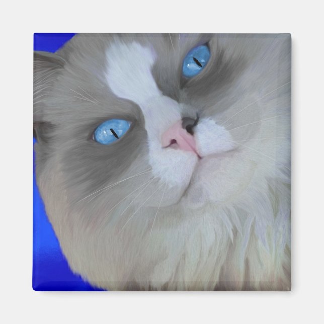 Imã Olhos Azuis (Frente)