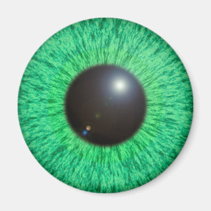 Imã Olhos azuis verdes com ímã do alargamento