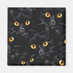 Imã Olhos de gato preto