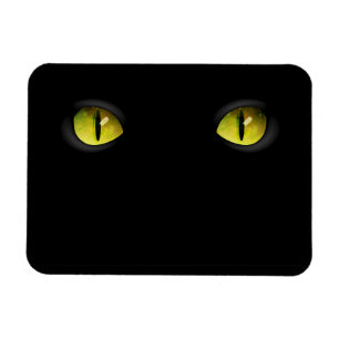 Ímã Olhos de gato preto de incandescência na