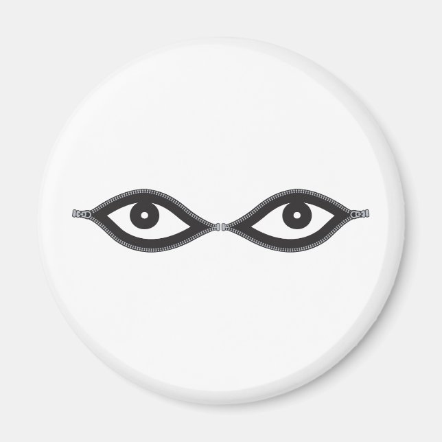 Imã Olhos de Zipper (Frente)