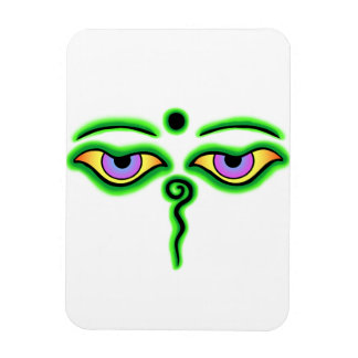 Ímã Olhos do Buda Verde.png