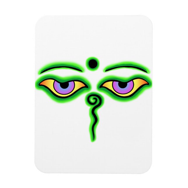 Ímã Olhos do Buda Verde.png (Vertical)