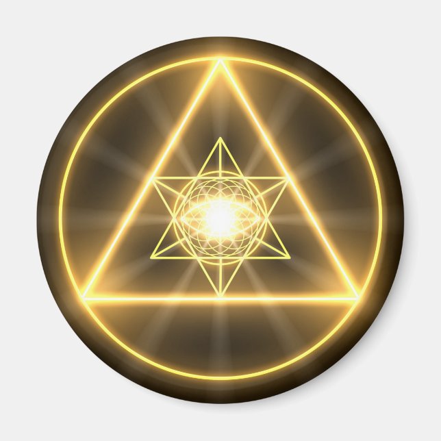 Imã Olhos do Magneta Redonda Divina (Frente)