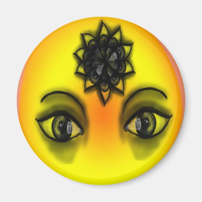 Imã Olhos do Sol (Frente)