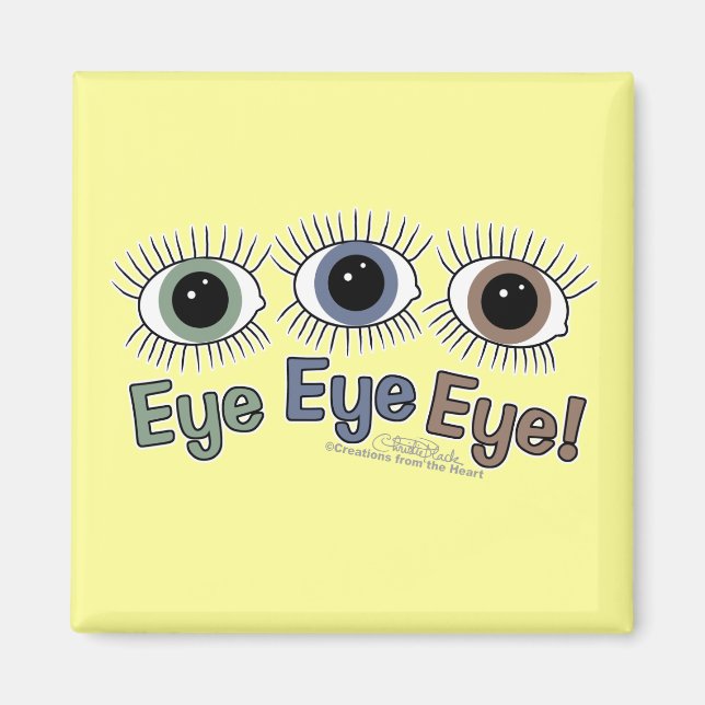 Imã Olhos Olhos! (Frente)