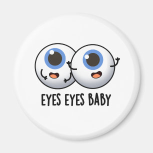 Imã Olhos Olhos Bebê Engraçado Olho Pun