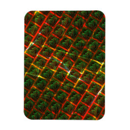 Ímã "Olhos verdes enquadrados", arranhões ou grelha ve