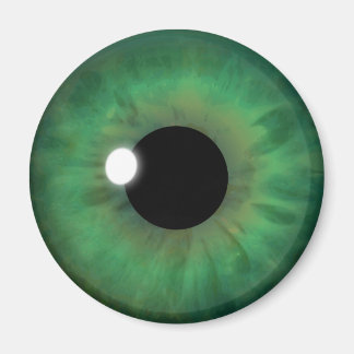 Imã Olhos Verdes Iris Eyeball Legal Magnetos Arredonda