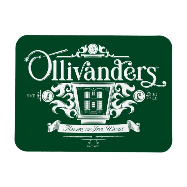 Ímã OLIVANDERS™ Fabricantes de Varinhas Finas (Horizontal)