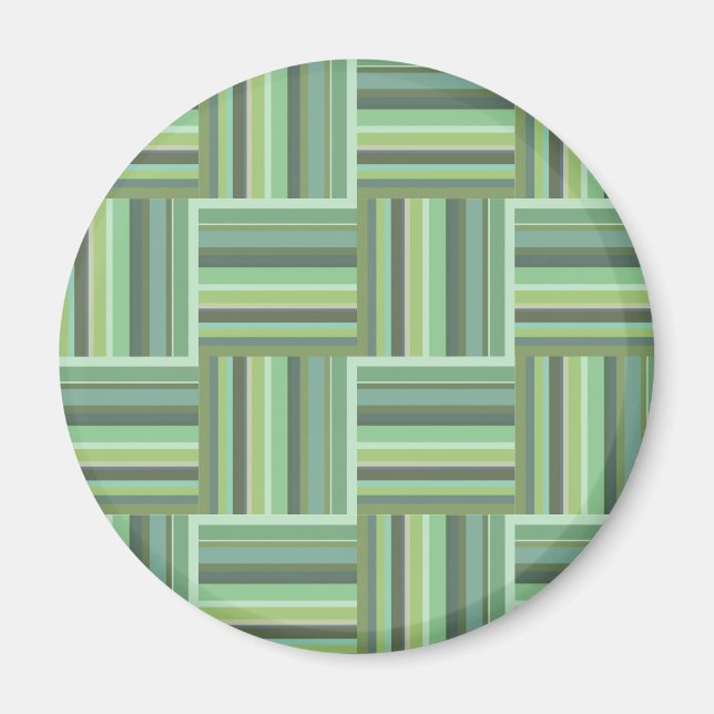 Imã Olive green stripes weave pattern (Frente)