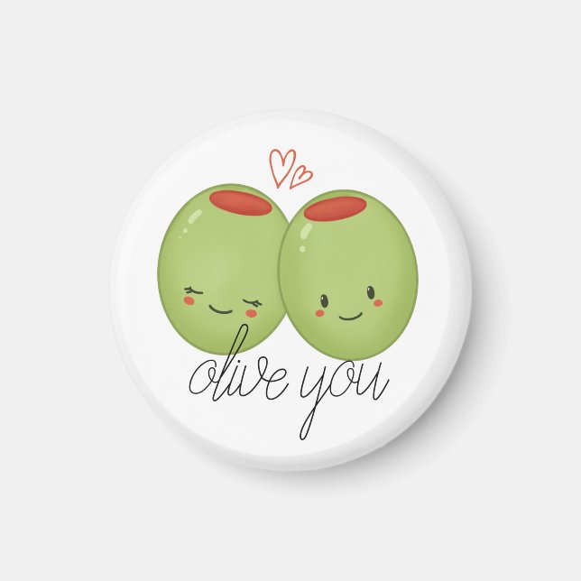 Imã Olive You Bonito Magnet (Frente)