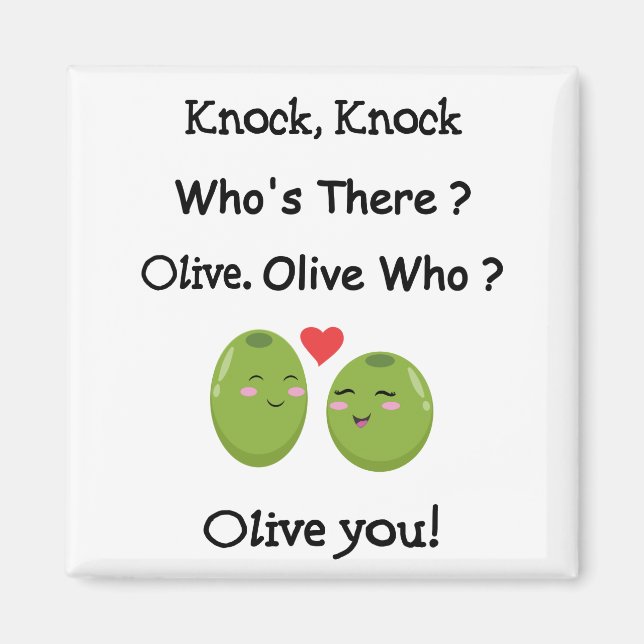 Imã Olive You Pun (Frente)