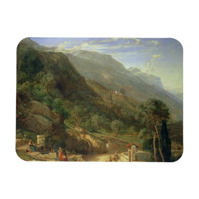 Ímã Oliveiras de Varenna, Lago Como, Itália, 1861 (o) (Horizontal)