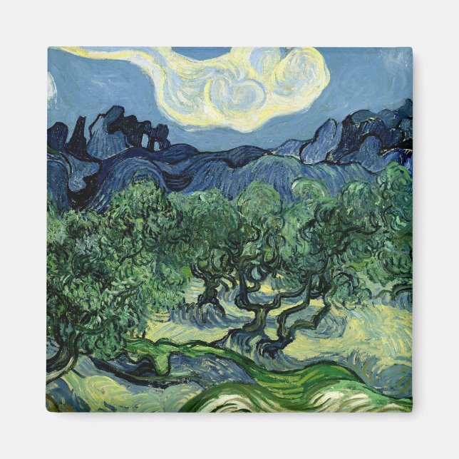 Imã Oliveiras de Vincent van Gogh (1889) (Frente)