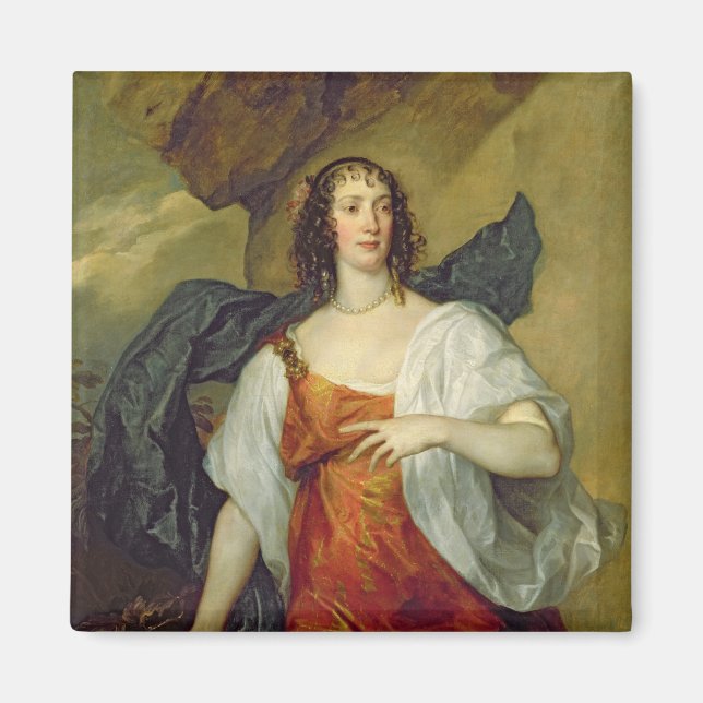Imã Olivia, Esposa de Endymion Porter, c.1637 (Frente)