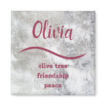 {Olivia} Nome Significa Magnet