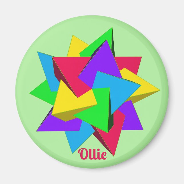IMÃ OLLIE ~ POLYHEDRA ~ MULTICOLOC ~ (Frente)