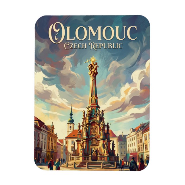 Ímã Olomouc República Tcheca (Vertical)