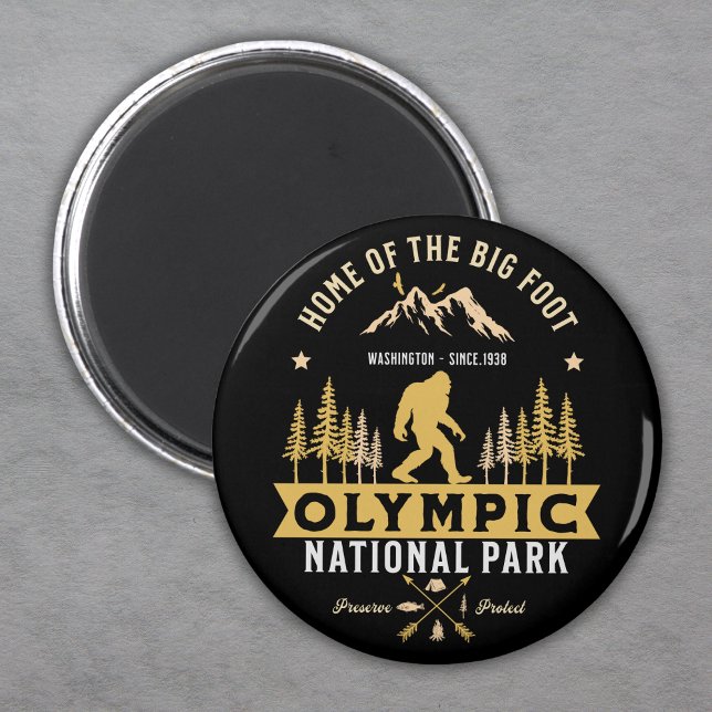 Imã Olympic National Park Home of the Big Foot (Criador carregado)