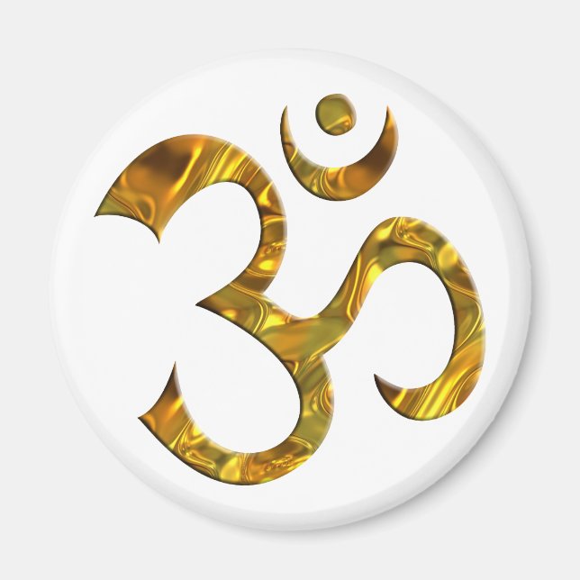 IMÃ OM / AUM - OURO (Frente)