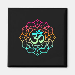 Imã Om Mandala Espiritual Zen Yoga Budista Meditar Mi