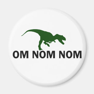 Imã Om Nom Dinossaur Rawr está com fome