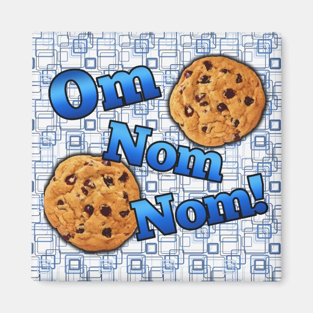 Imã Om Nom, Meme Love Cookies (Frente)