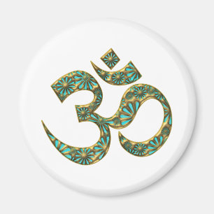 Imã OM sagrada (AUM símbolo Espiritual - SOU) -