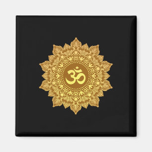 Imã Om Símbolo Mandala Geometria Sagrada Zen Yoga Medi